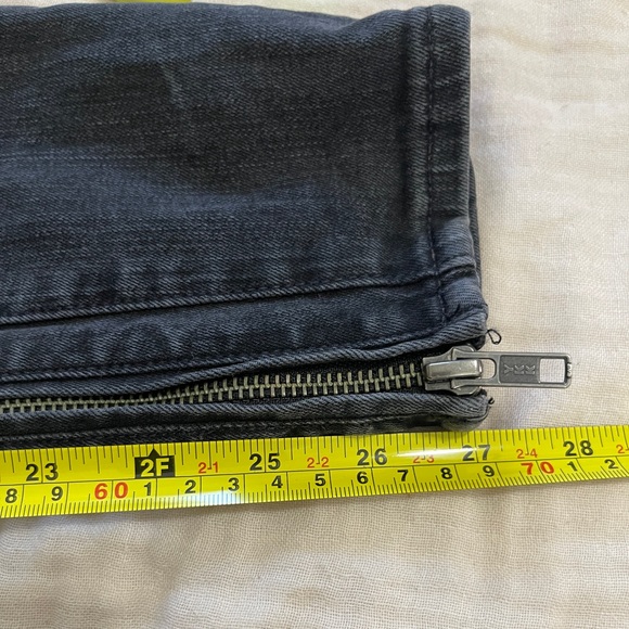 Madewell Jeans Size 26 Ash Black High Riser Skinny Moto Denim - Picture 12 of 15